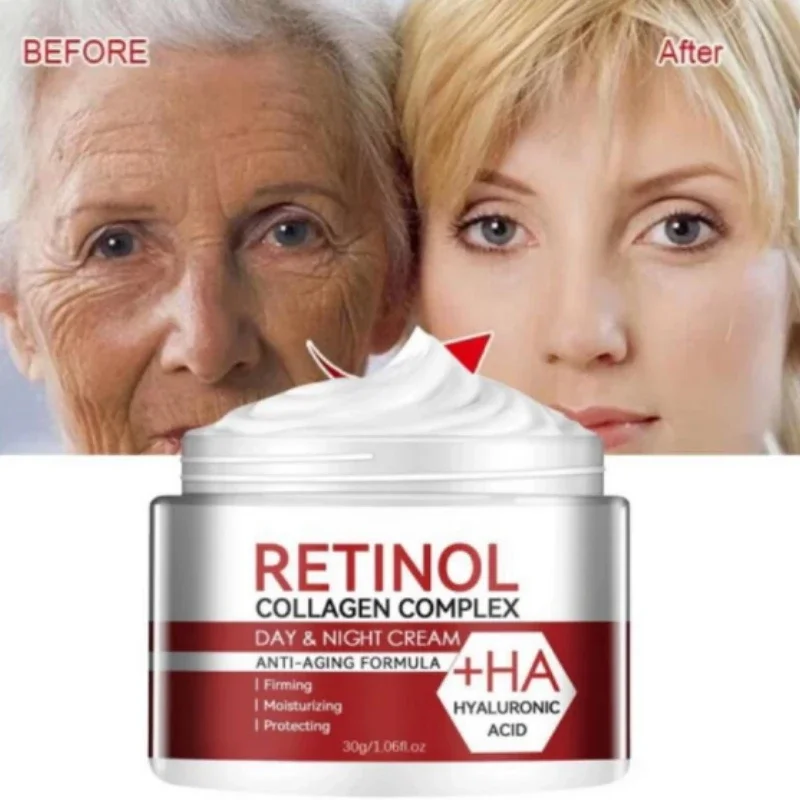 

Retinol Wrinkle Removing Cream Anti Aging Firming Lifting Fade Fine Lines Moisturizing Brightening Skin Care Korean Cosmetics