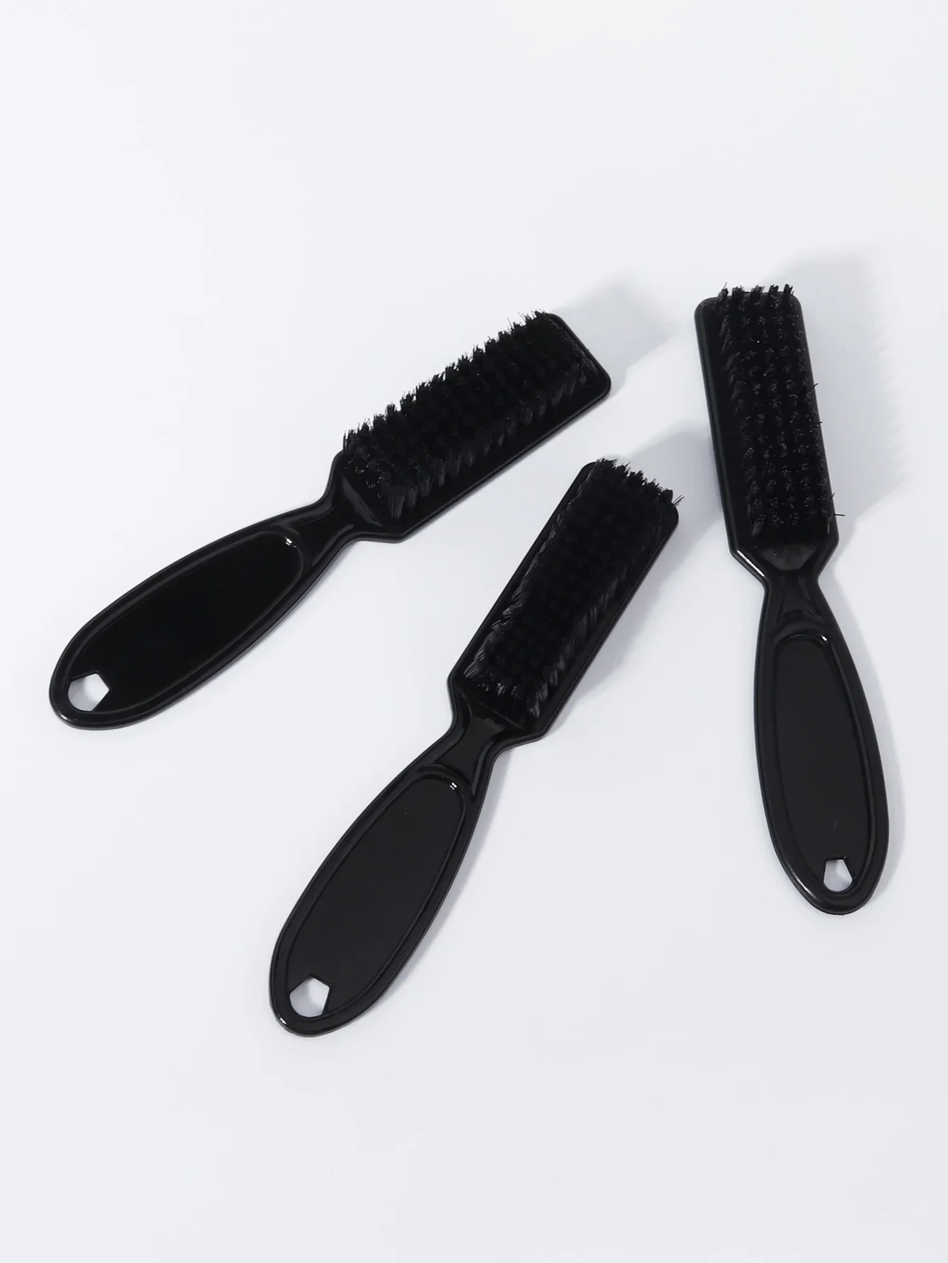 Conjunto de Escovas de Limpeza para Pescoço de Barbeiro com Cabo de Plástico, Escova de Cabelo Macia para Limpeza e Escova para Esculpir e Limpar Formas de Cabelo