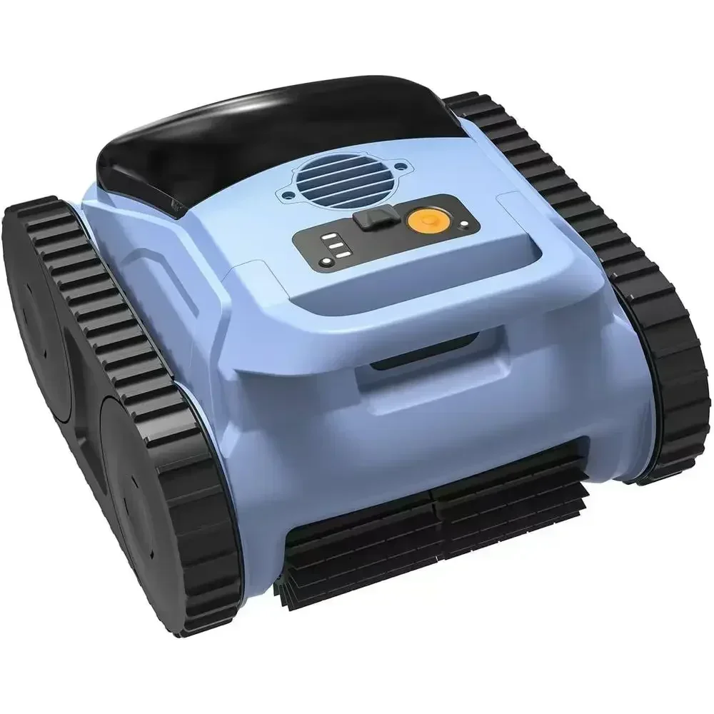 Intelligent Pool Vacuum Cleaner with Auto-Parking, LED Display, and Coverage up to 2150 Sq. Ft. for Inground and Above Ground Po