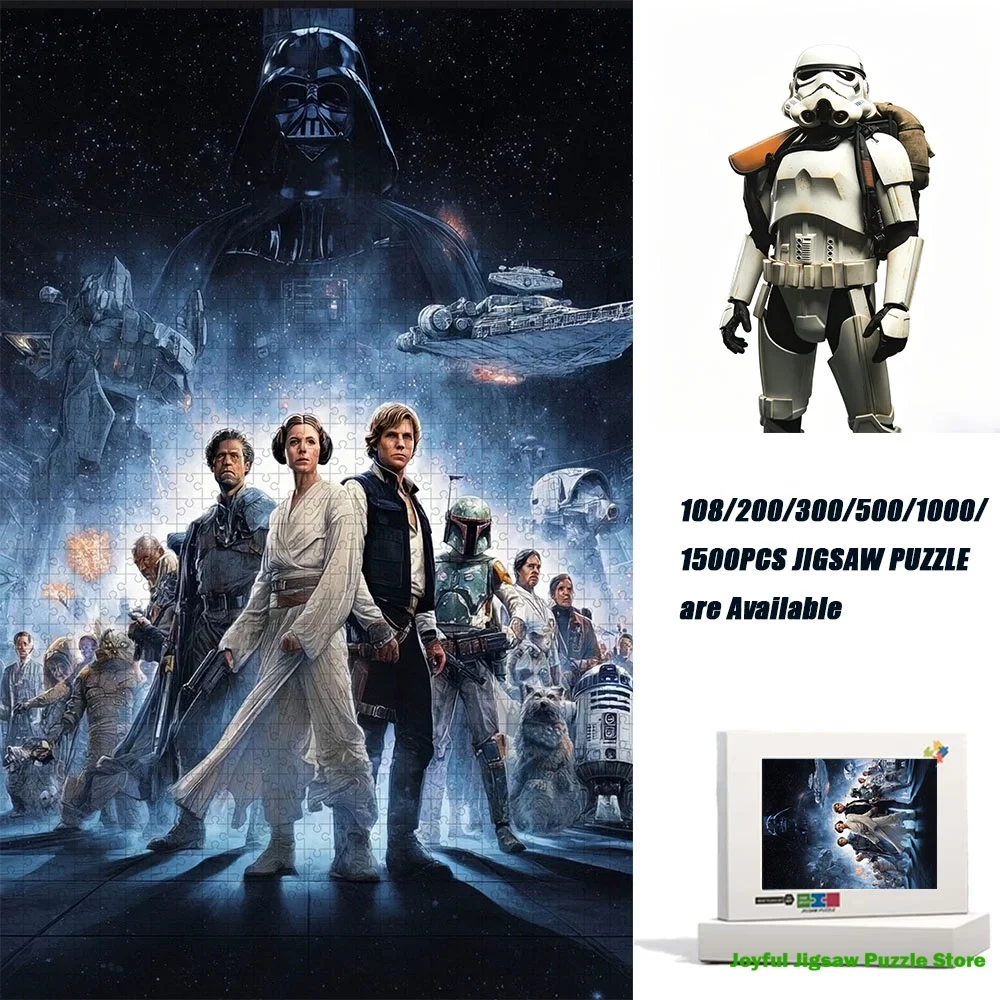 

Star Wars Galaxy Motif Jigsaw Puzzle Wonderful Present For Easter Carnival Leisure Toy For Stress Relief And Casual Pastime