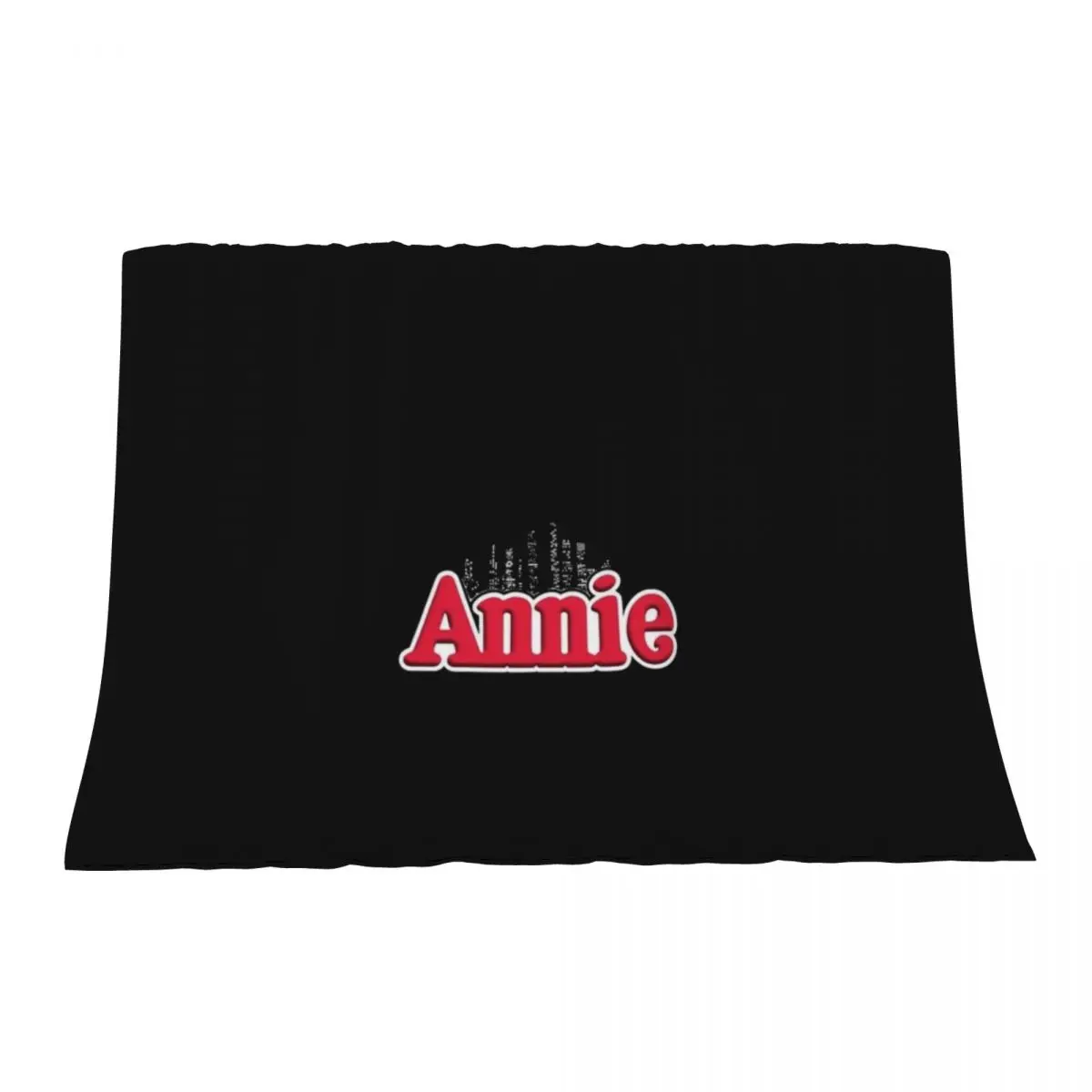 

Annie Musical Logo 59 Simple Vintage Throw Blanket sofa bed Camping halloween Designers Blankets