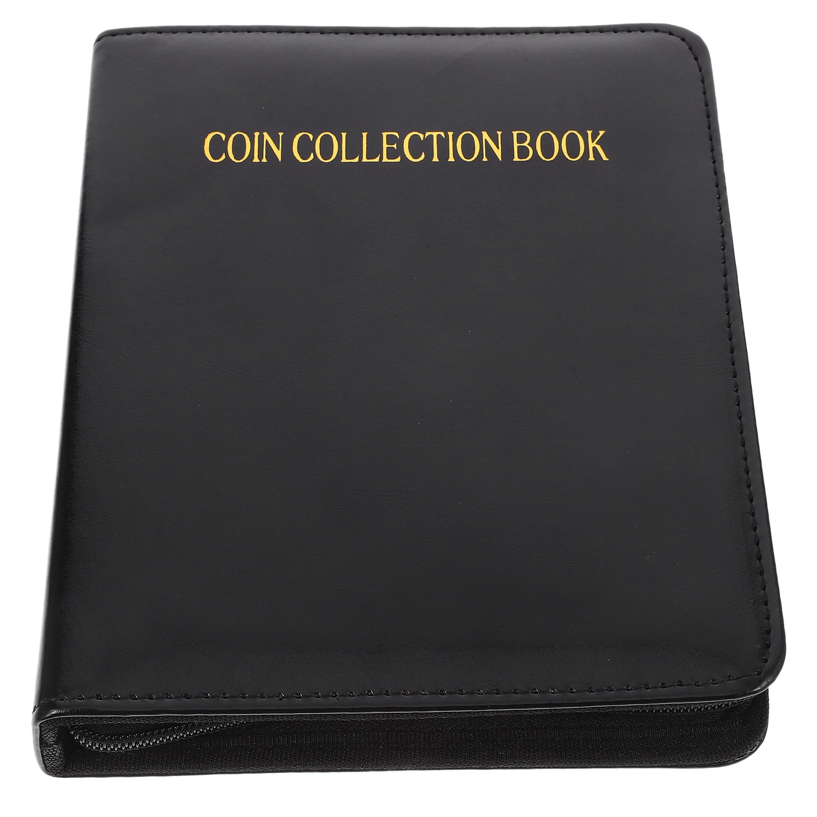 

480 Slots Coin Collection Album 10 Pages 240 Grids 10 Pages 120 Grids Black Zipper Case Storage Organizer For Coins