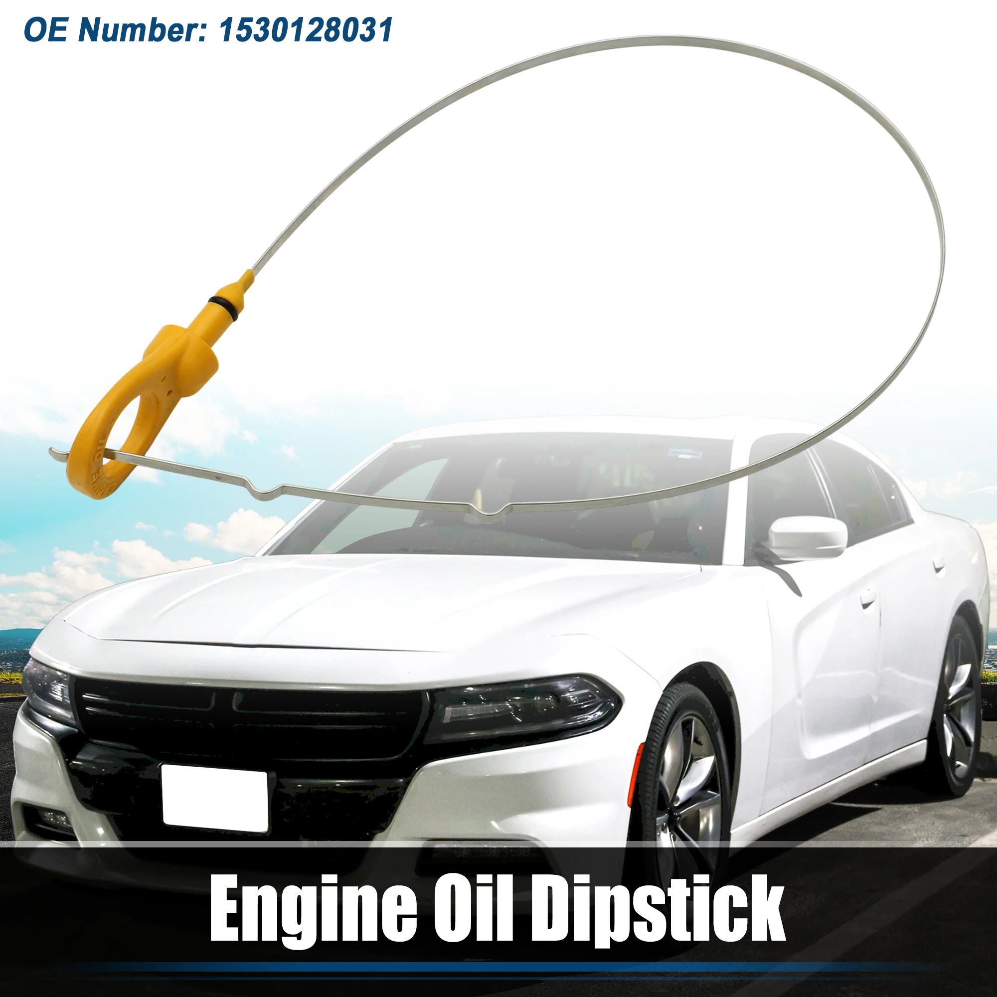 UXCELL 1 Pcs Engine Oil Fluid Level Dipstick for Toyota Corolla XRS No.1530128031