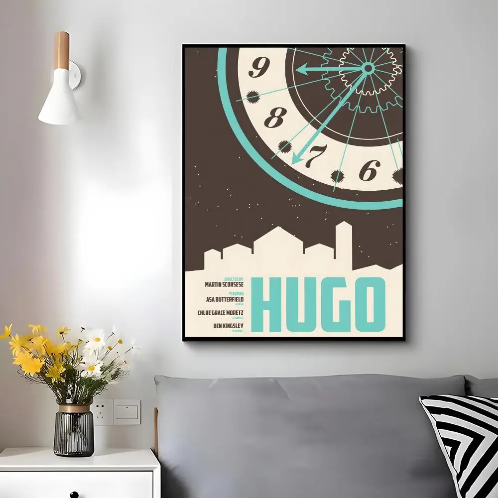 Family movie Hugo Poster Wall Ornament Home Decor Young Decor Fans