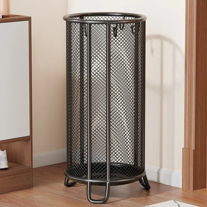 

Umbrella storage rack home door storage basket for home umbrella tube hotel large capacity bucket draining