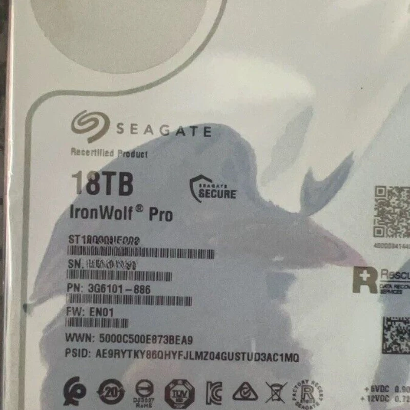 FRO IronWolf Pro 18 تيرابايت 7.2K 6G 3.5 SATA Destroyer - ST18000NE0000 NAS