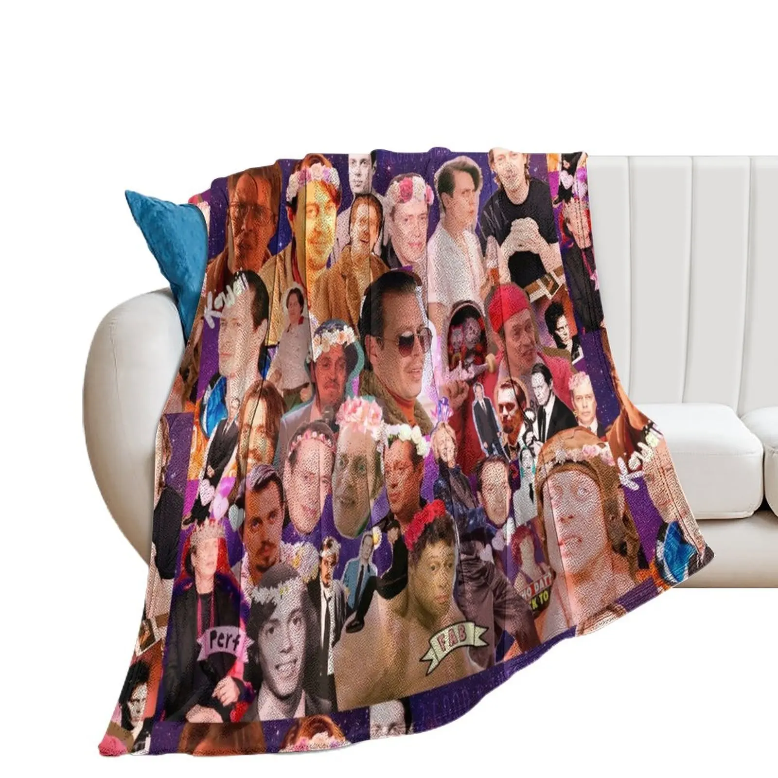 

Steve Buscemi Galaxy Collage Throw Blanket cosplay anime Custom Baby Hairys Blankets