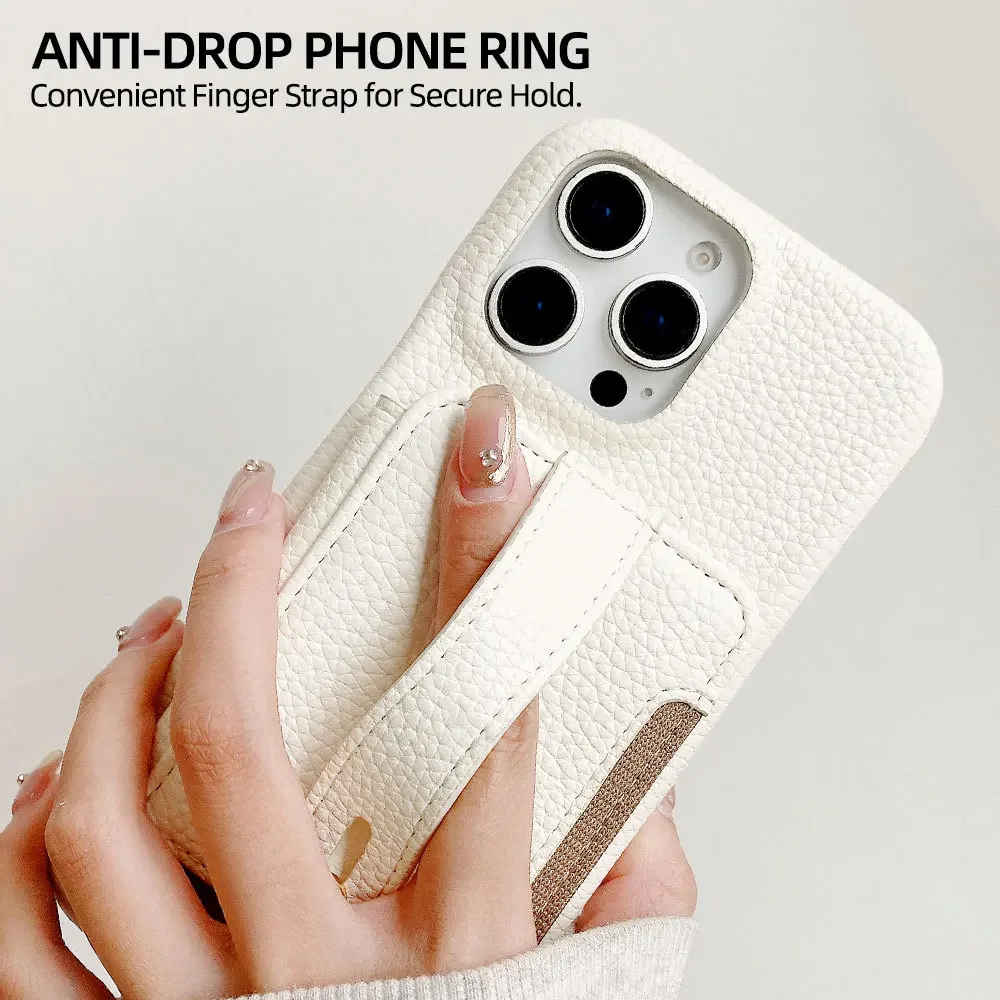 Back Magnetic Flip Wallet Case Phone Cover for Xiaomi Redmi Note 13 Pro+/K70e K50 K40s K30 K20 with Detachable Wrist Strap