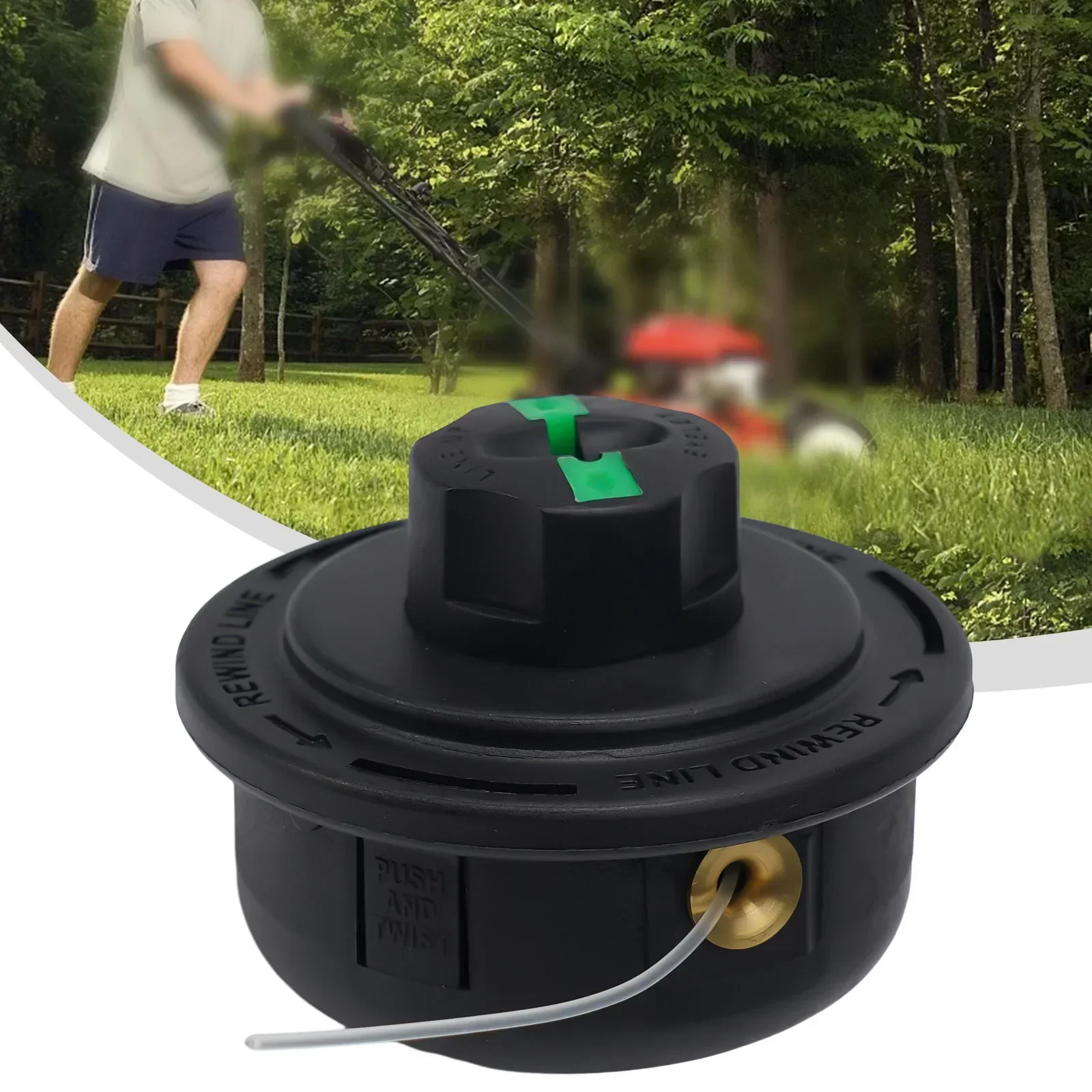 

Lawn Mower Feed Head Gardening Accessories Lawn Mower Head Lawn Mower Repair Mowing Head Kit Replacement Trimmer Head