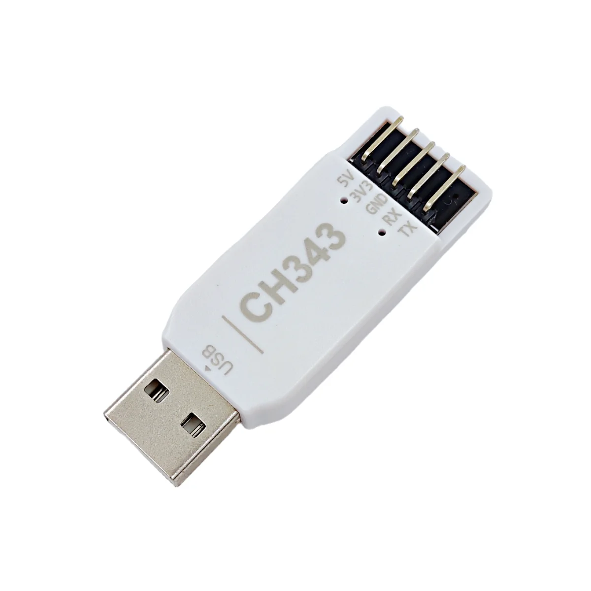 USB para Serial Port TTL Módulo com Shell, alta velocidade, taxa de transmissão de 6M, CH343P, modelo atualizado, Industrial Grade, CH340