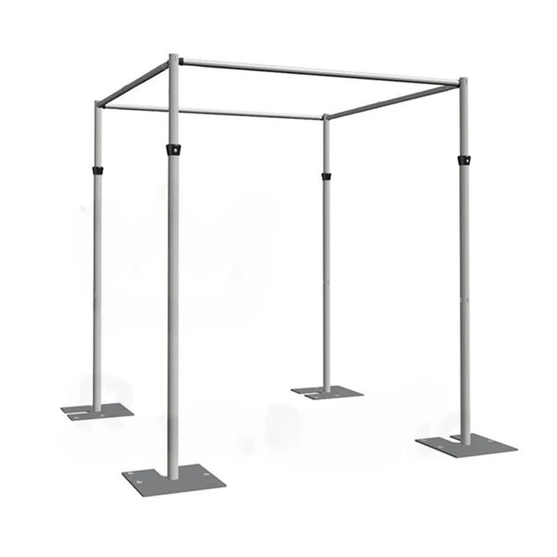 

Aluminum pipe bracket adjustable square curtain frame telescopic decorative arch door wedding valance rack