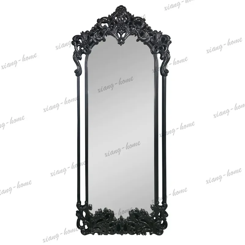 Luxury Long Mirror Nordic Standing Girls Bedroom Bathroom Floor Funky Full Body Mirror
