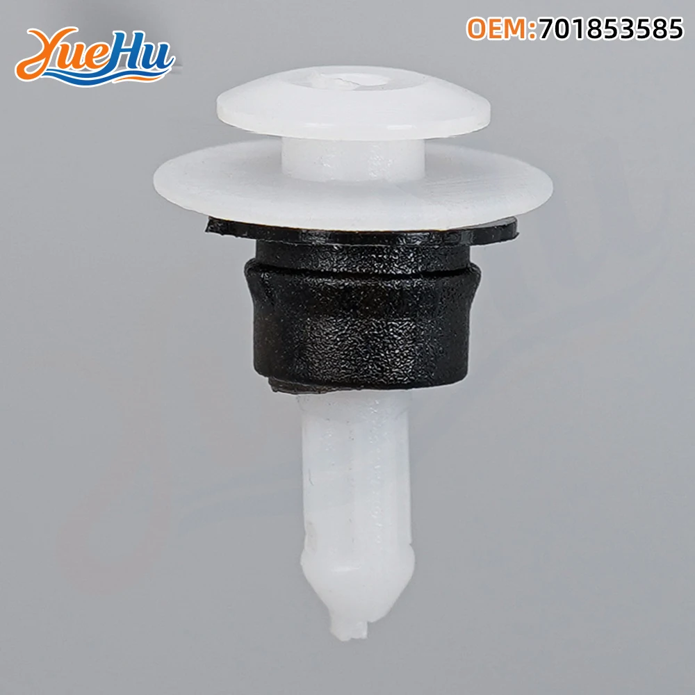 

YUEHU 25PCS Trim Clips Fasteners For VW 701-853-585 With Black Grommet Door Step Trim Clip