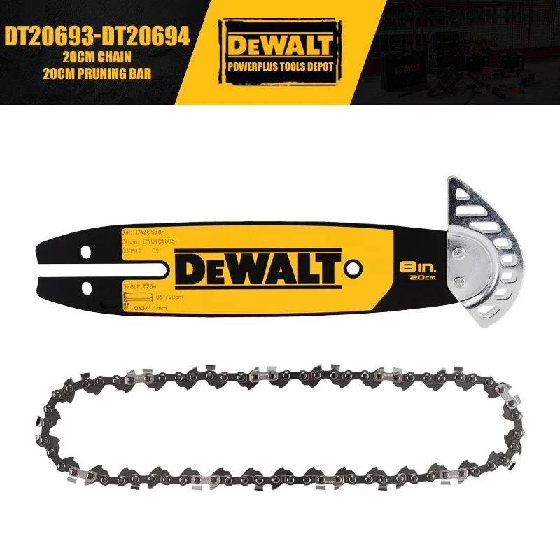 

DEWALT DT20693/DT20694 20CM Chain/Pruning Bar Tool Accessories For DCMPS520