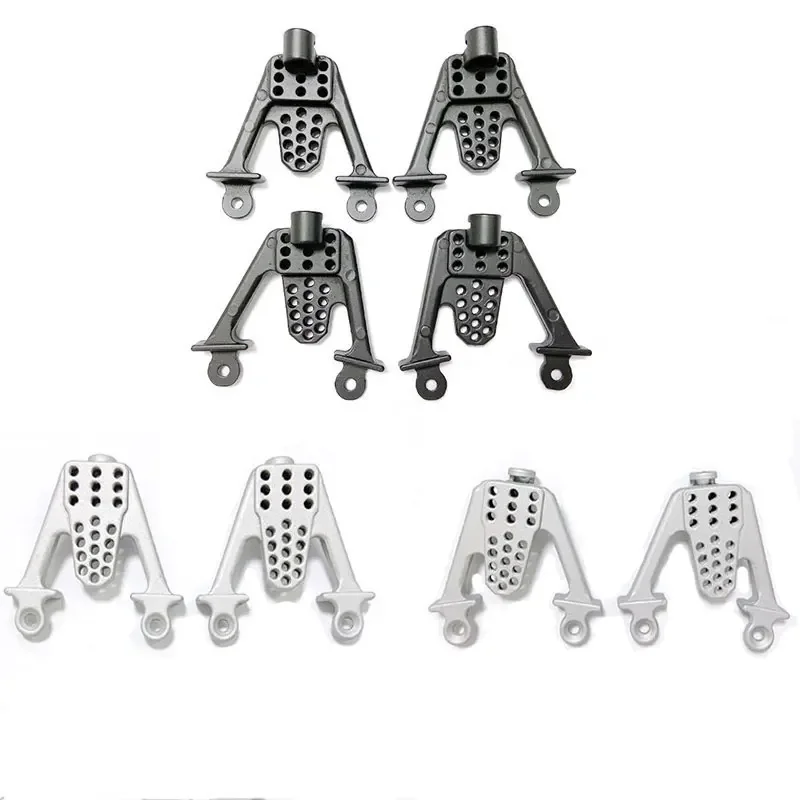 Aluminum Rear/Front Shock Mount Lift Shock Kits for 1/10 Scale Axial SCX10 RC Model Crawler Truck Car (A Type, Black)