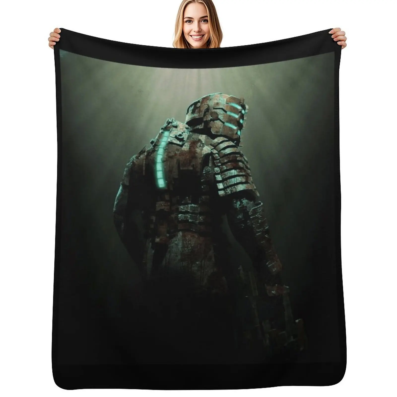 Isaac Clarke - Isolation Throw Blanket Plush Personalized Gift Multi-Purpose Bed covers Luxury St Quilt Blankets