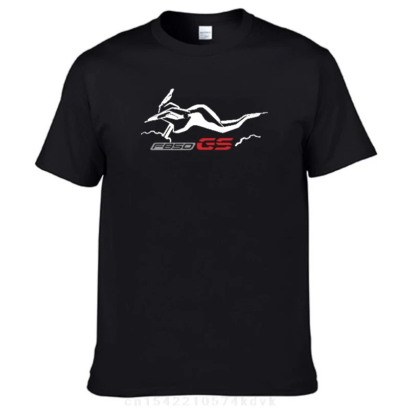 T-Shirt maglia moda Maglietta da uomo nuova 100% cotton 2025 moto Motorrad F850gs F 850 Gs