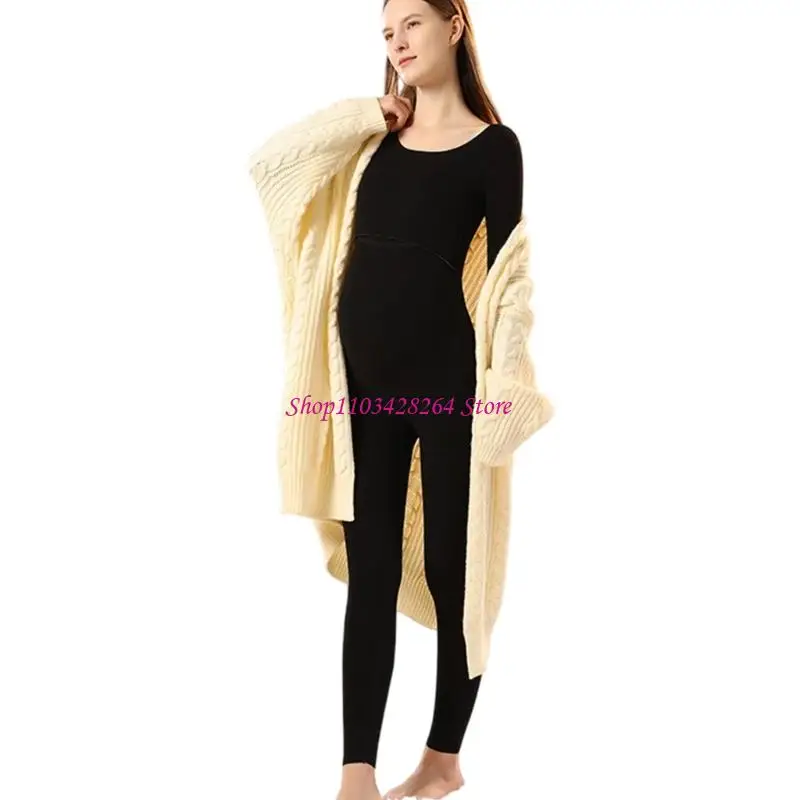 conjunto-roupas-intimas-quentes-para-gravidez-tecido-absorvente-umidade-elasticidade-camadas-roupa-roupa