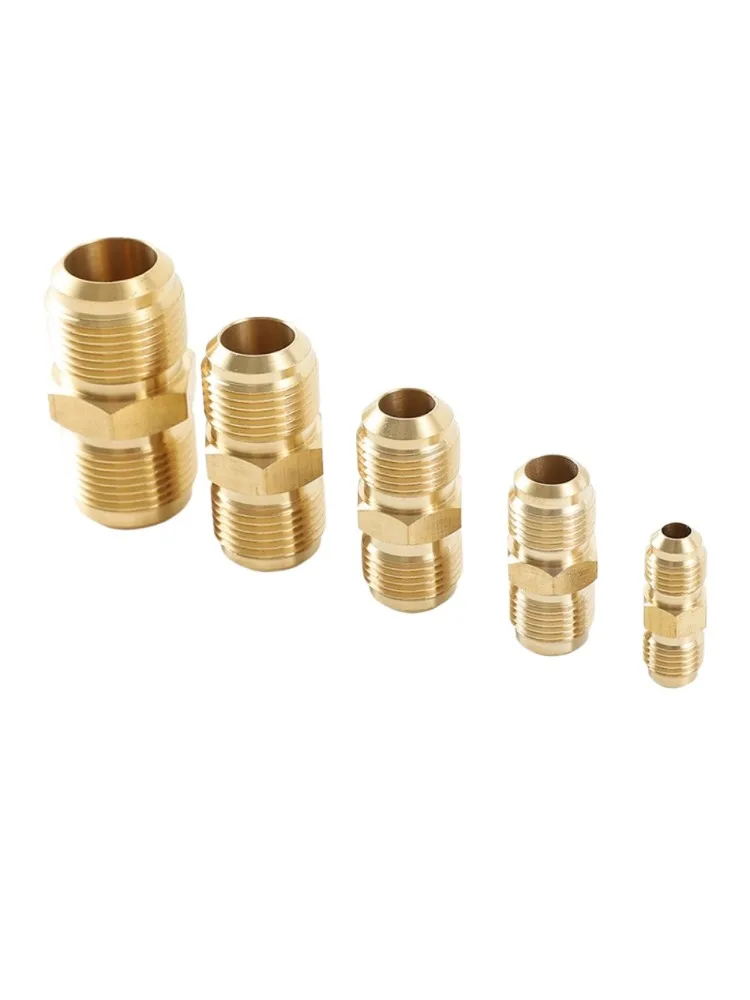 Tube évasé à mamelon réducteur 1/4 5/16 3/8 1/2 5/8 3/4 7/8 "pouces SAE/connecteur de raccord de tuyau en laiton Standard, récipient d'air