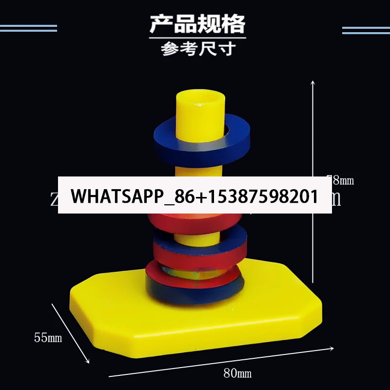 Four circular magnets for the magnetic levitation demonstrator experimental device