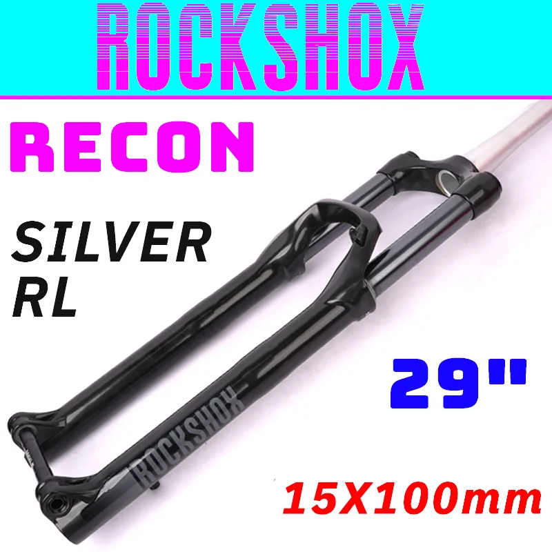 SRAM Rockshox Recon Silver RL 140 мм дорожная 29 колесная Вилка 15x100 мм 46 мм офсетная ручная дистанционная Подвеска MTB