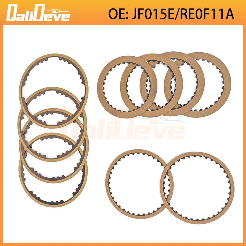 JF015E RE0F11A Nuevo Kit de 10 Discos de Fricción para Embrague de Transmisión Automática para Nissan Qashqai Suzuki Sentra, Accesorios para Auto