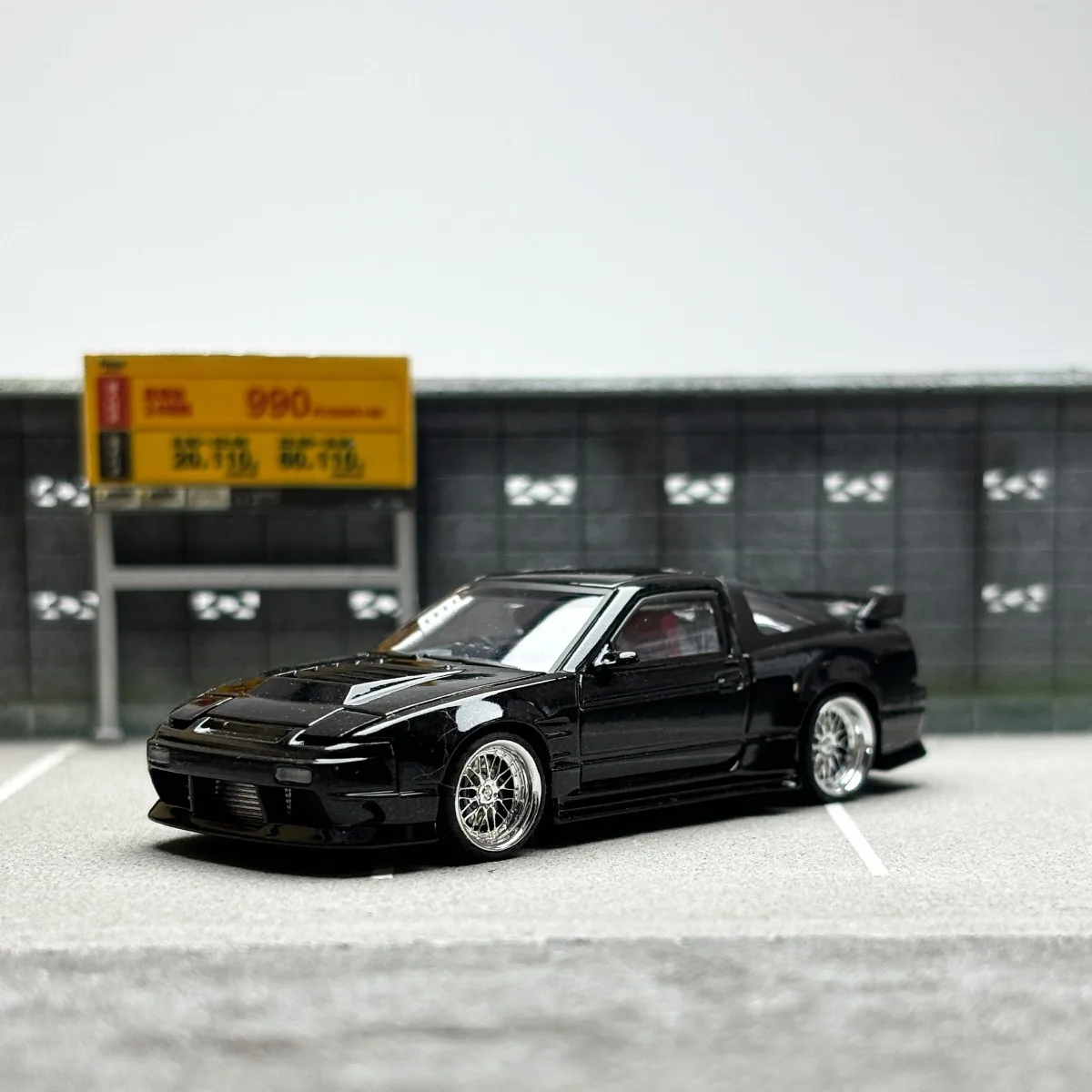 1:64 Scale Nissan S13 Silvia Modified Alloy Car Model Ornament