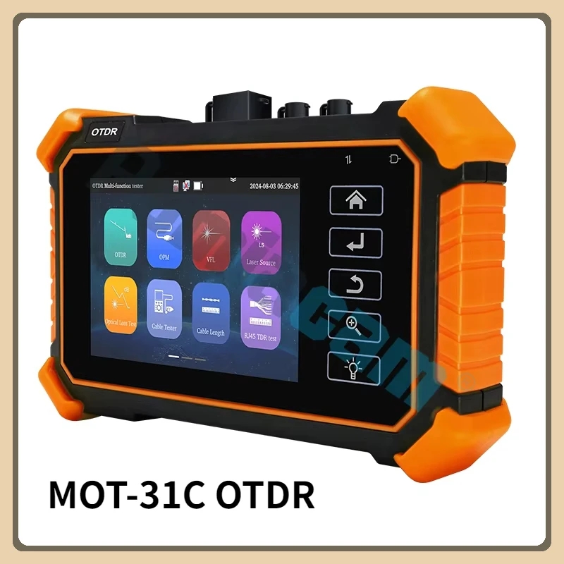 

OTDR tester MOT-31C OTDR 4 inch screen Handheld Multi-function Fiber Test Equipment Dual Wavelength 1310/1550/1610nm Optional