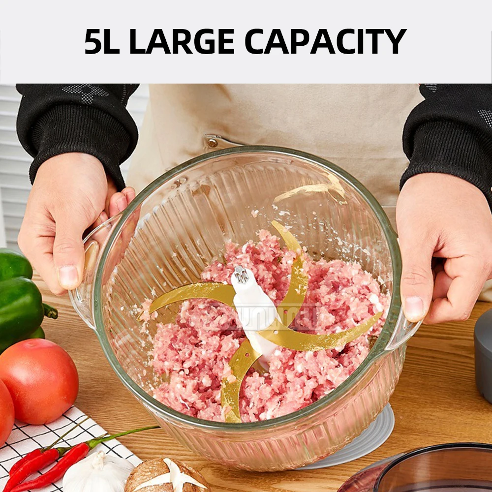가정용 고기 분쇄기 전기 푸드 초퍼 다기능 주방 액세서리 요리 도구