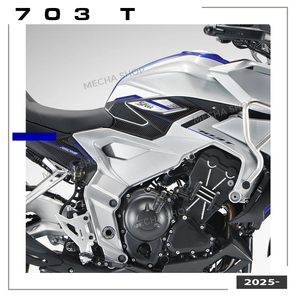 

New 703T accessories Motorcycle 3D Epoxy Resin Sticker Protection Kit For Zontes 703 T