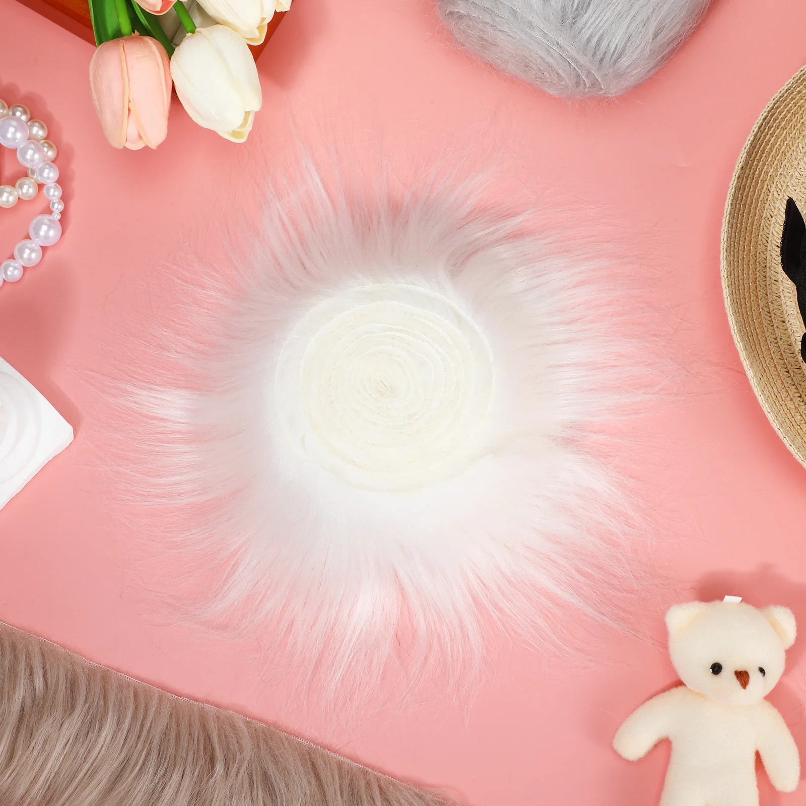 

6 Rolls 1.5M Artificial Faux Trim Soft For Diy Crafts Home Decor Faux Fabric Strips Sewing Craft Projects Handicraft