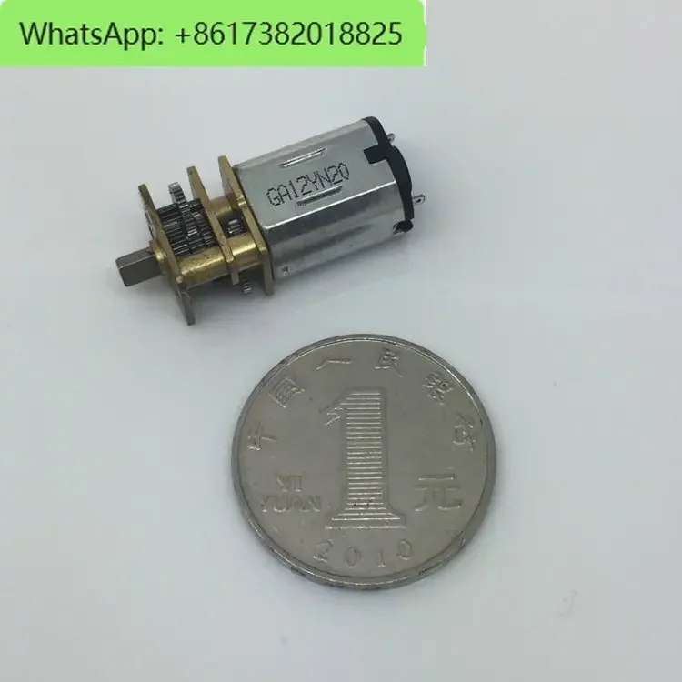 All-metal N20 geared motor, robot/smart car/electronic door lock motor 3 volts 20 rpm
