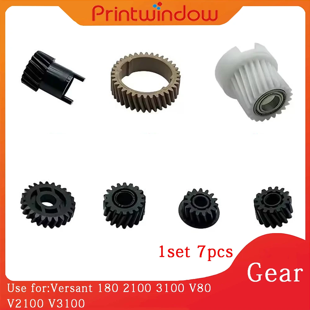 High Quality Fuser Upper Roller Gear Main Motor Drive Gear For Xerox Versant 180 2100 3100 V80 V2100 V3100 1set 7pcs