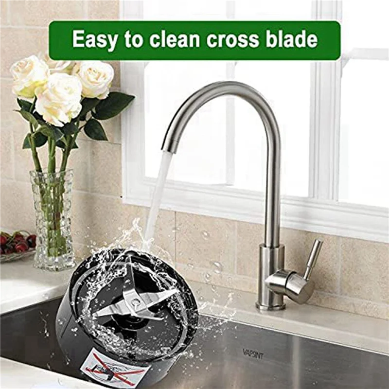 UNCL 3X Parte di ricambio per lama a croce compatibile con Magic-Bullet (250 W, serie MB1001) Lama di ricambio per lama a croce in acciaio inossidabile