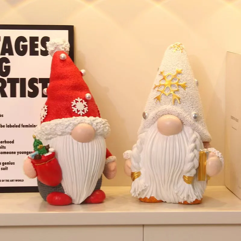 

Santa Piggy Bank Ornaments Living Room Entrance Wine Cabinet Piggy Bank Home Decorations Send Friends and Family Christmas Gifts