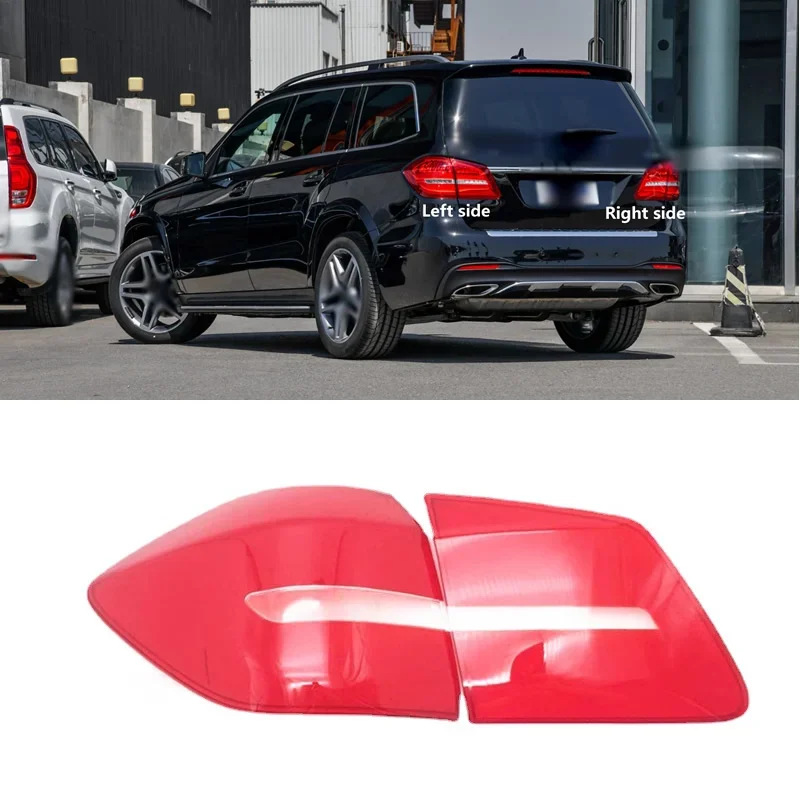 

for Mercedes Benz GLS 2015-2018 Car Rear Taillight Shell Brake Lights Shell Replace Auto Rear Shell Cover Lampshade