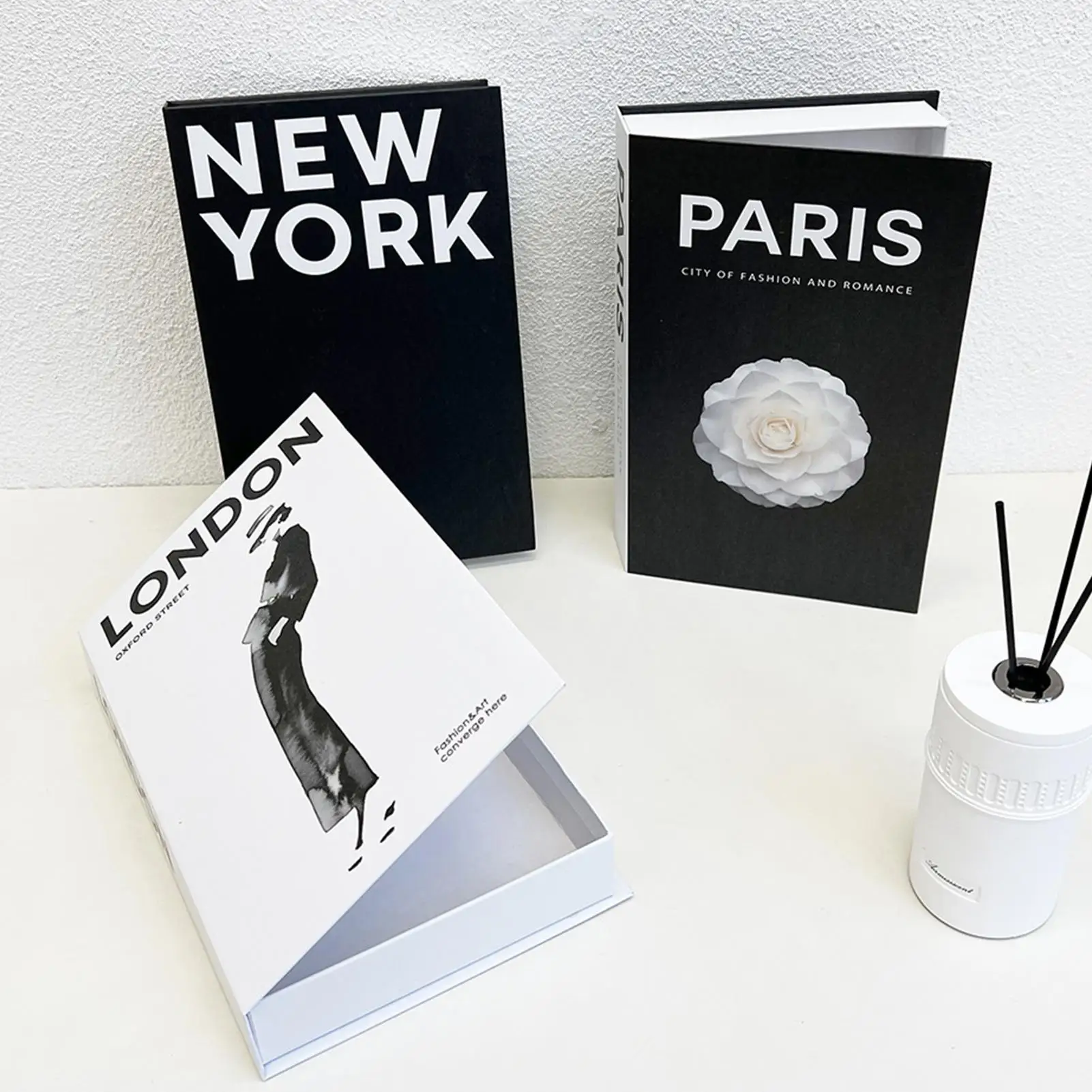 صندوق الأمان السري، حاوية إخفاء المال المحمولة مع قفل مجمع لتصميم الكتب الصناعية لخبأ الأشياء الثمينة للمجوهرات النقدية