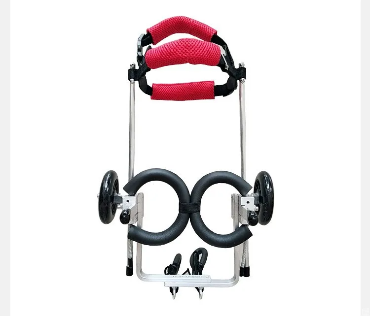 Wheelchair disabled dog hind limb paralysis pet scooter hind leg assist cat teddy small and medium dog push