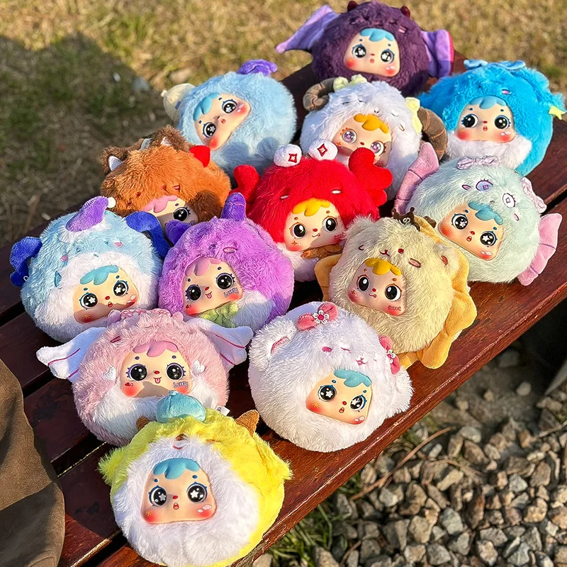 

Genuine Samuel Tyke3 The Twelve Constellations Series Blind Box Kawaii Plush Doll Bag Pendant Decor Zipper Bag Surprise Gift