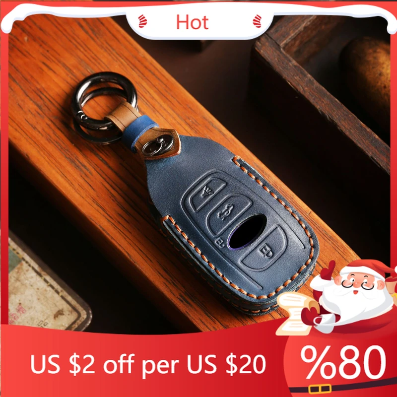 

Горячий высококачественный кожаный чехол для дистанционного ключа автомобиля, защитный чехол для Subaru WRX Forester Crosstrek Ou, наклейки для интерьера
