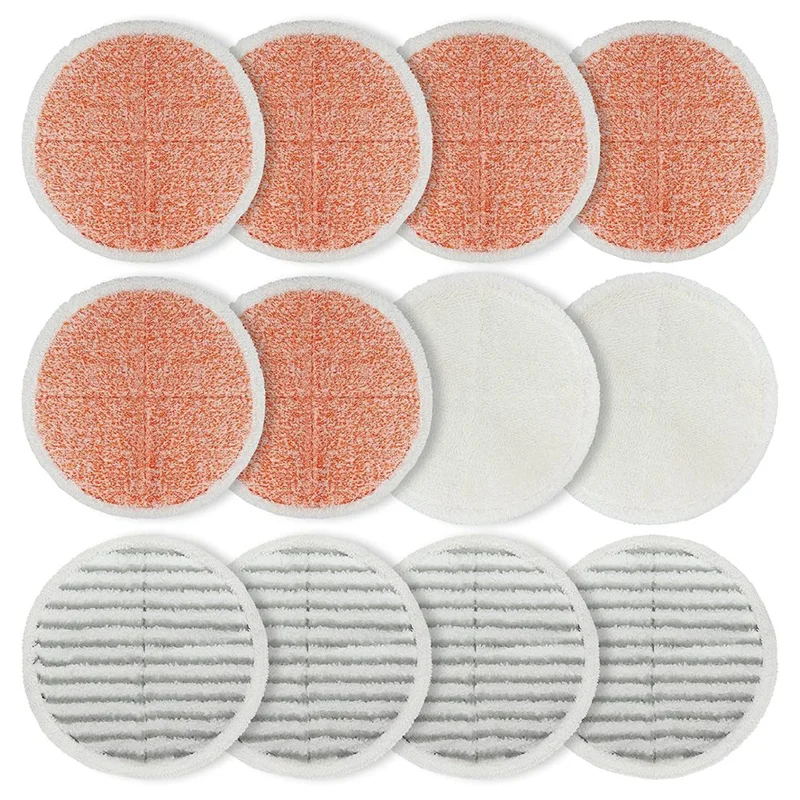 Mop Pads Replacement for Bissell Spinwave 2039A 2124 2307 Heavy Scrub Pads Scrubby Pads Soft Pads 1611297 1611298