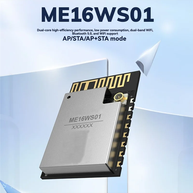 M16K-ME16WS01 High-Performance Dual-Core Bluetooth+ Wifi Module From Minewsemi Supports Wifi AP STA Mode 2MB Flash Memory