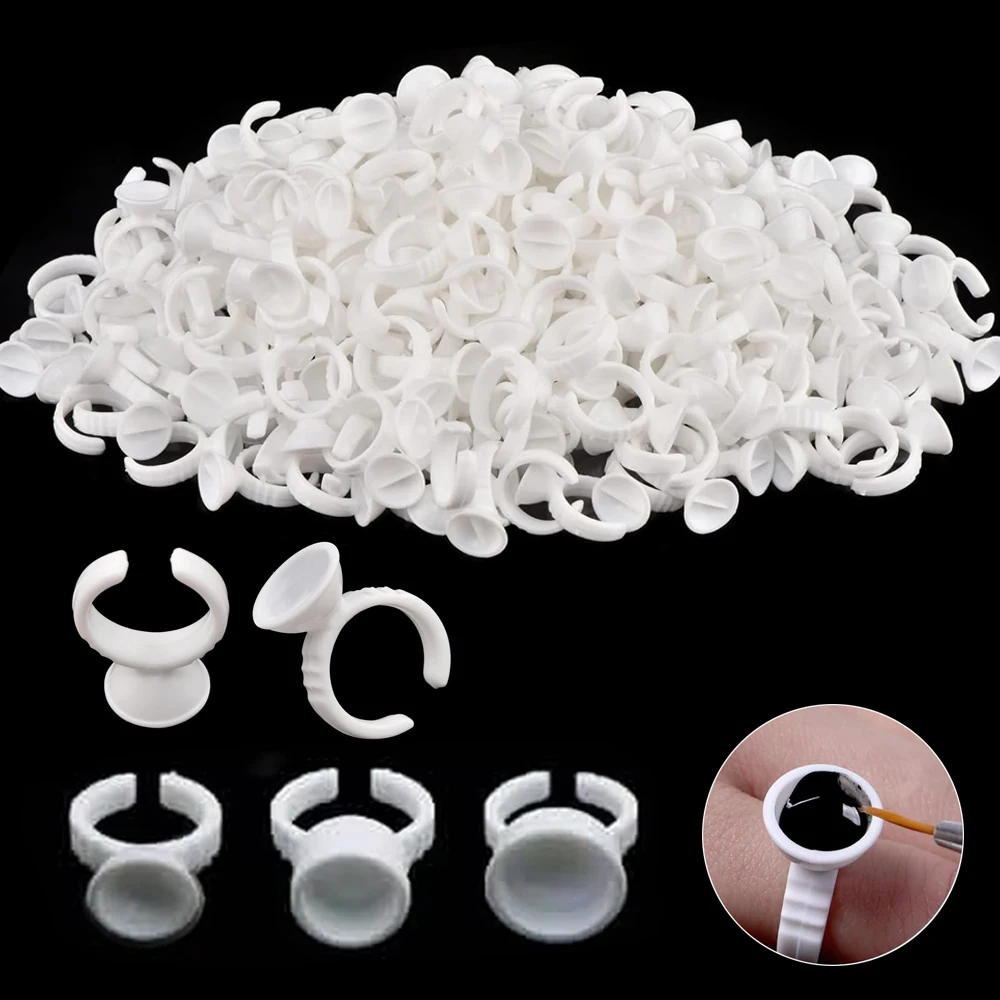 

Кольцо-держатель для клея для тату, наращивания ресниц, пигментов для бровей и губ, контейнер для перманентного макияжа, аксессуары для перманентного макияжа