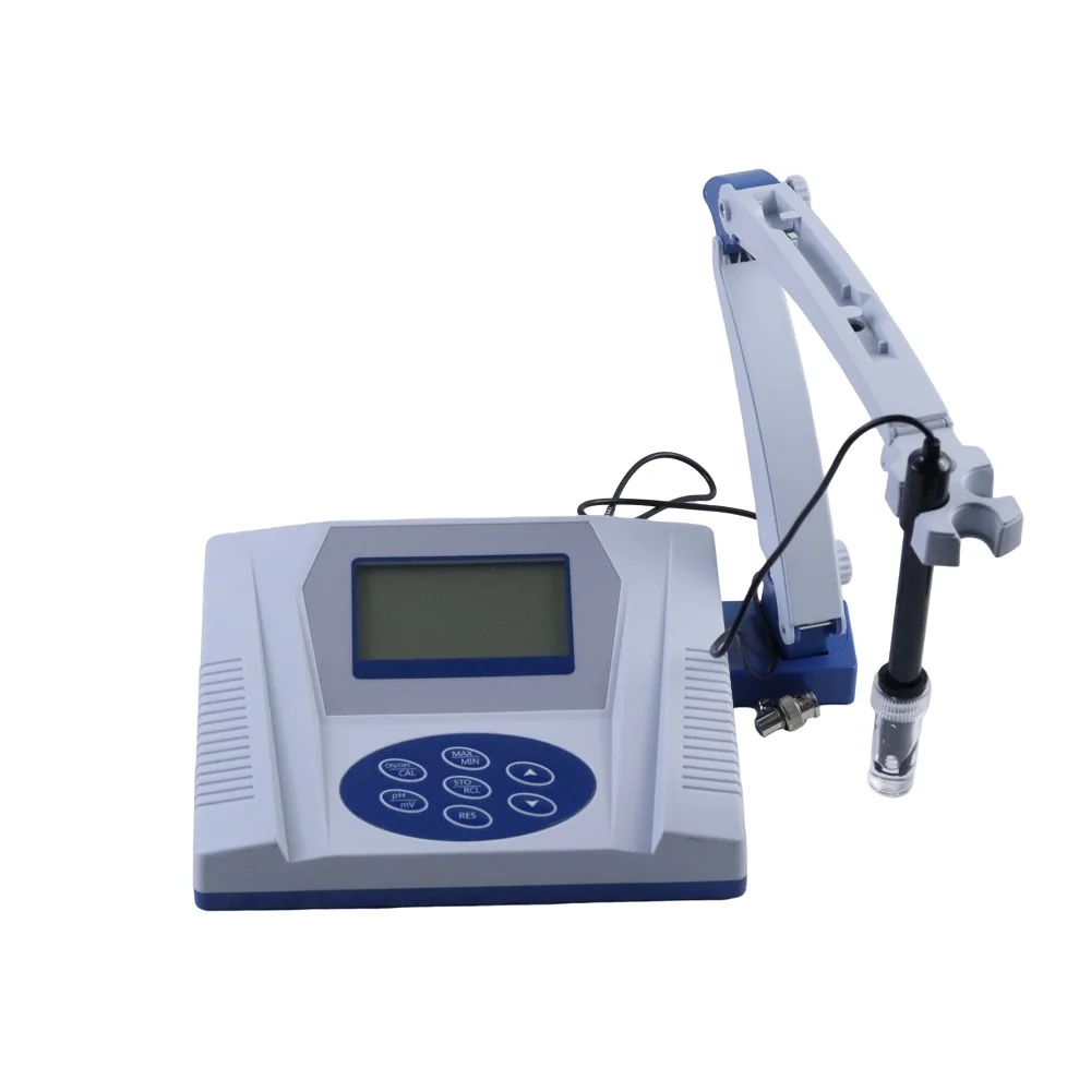 PHS-3C Benchtop pH Meter, Digital Acidometer with Automatic Temperature Compensation for Lab Water Quality Testing