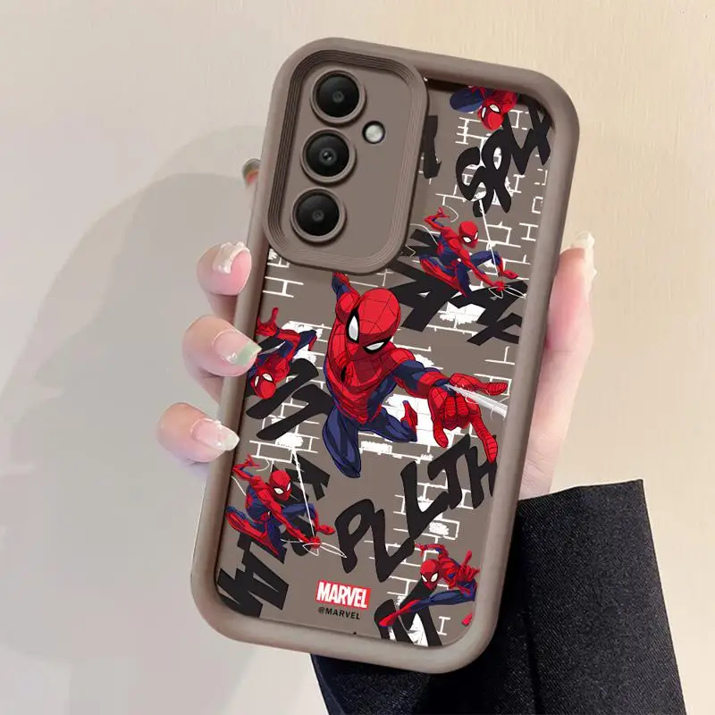 phone cases for Samsung Galaxy A53 A34 A25 A12 A31 A23 A24 A14 A54 A73 Angel Eye Ladder funda Cover Legendarys Spider-Man Venom