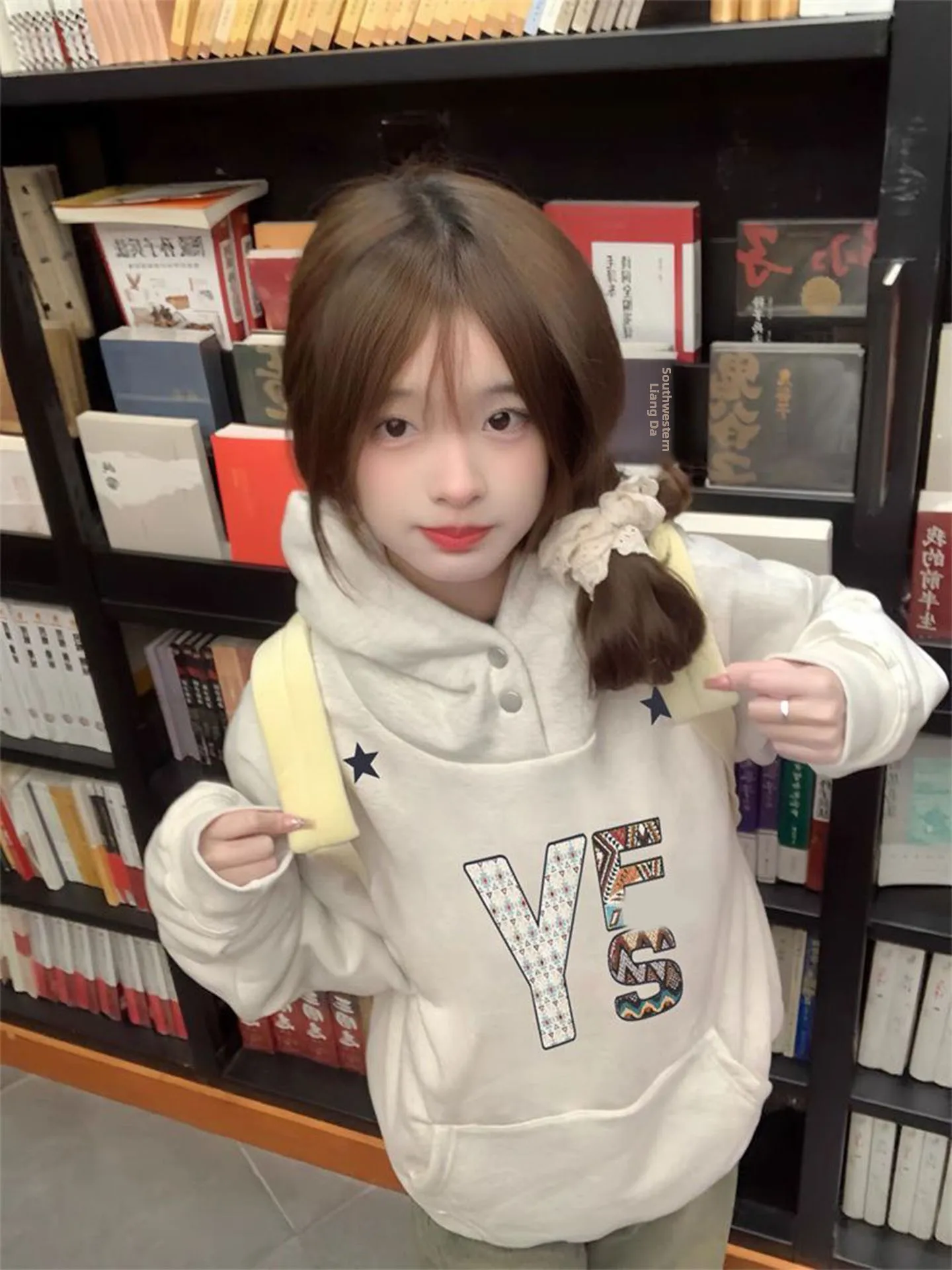 Retro americano hoodie feminino thiened fce outono inverno oversize outerwear topo pequeno design sentido streetwear sle