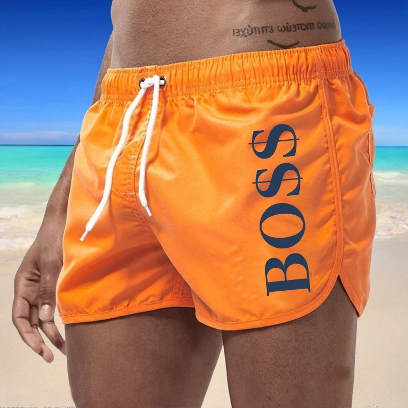 2024 Fashion Trend Versatile Solid Color Beach Pants men shorts costume uomo boxer mare brasil short casablanca homme