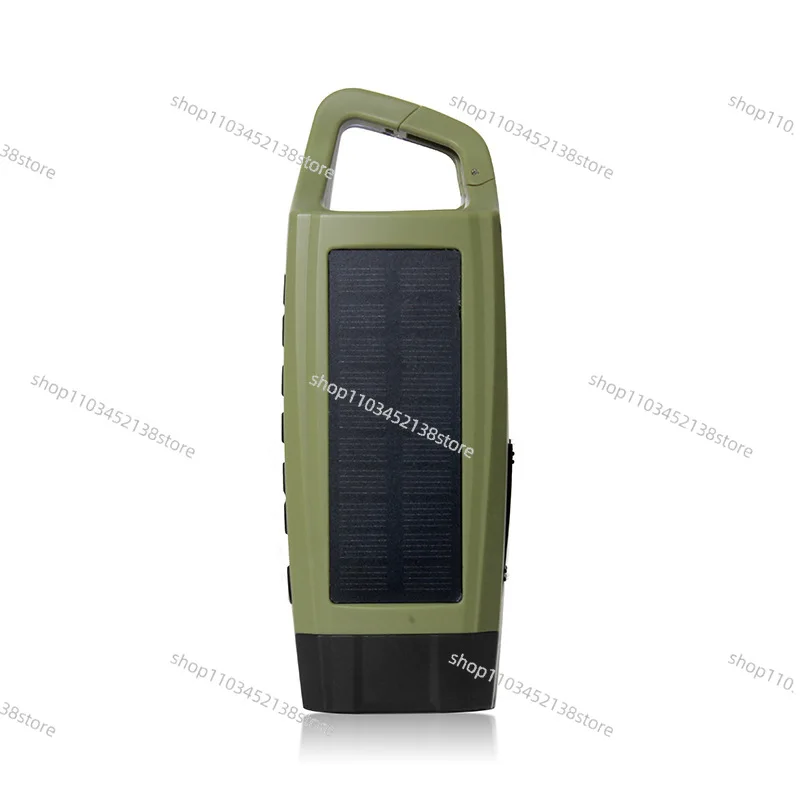 

Full-band Multifunctional Outdoor Tent Light Solar Emergency Charging Hand-cranked Power Generation Disaster Prevention Radio