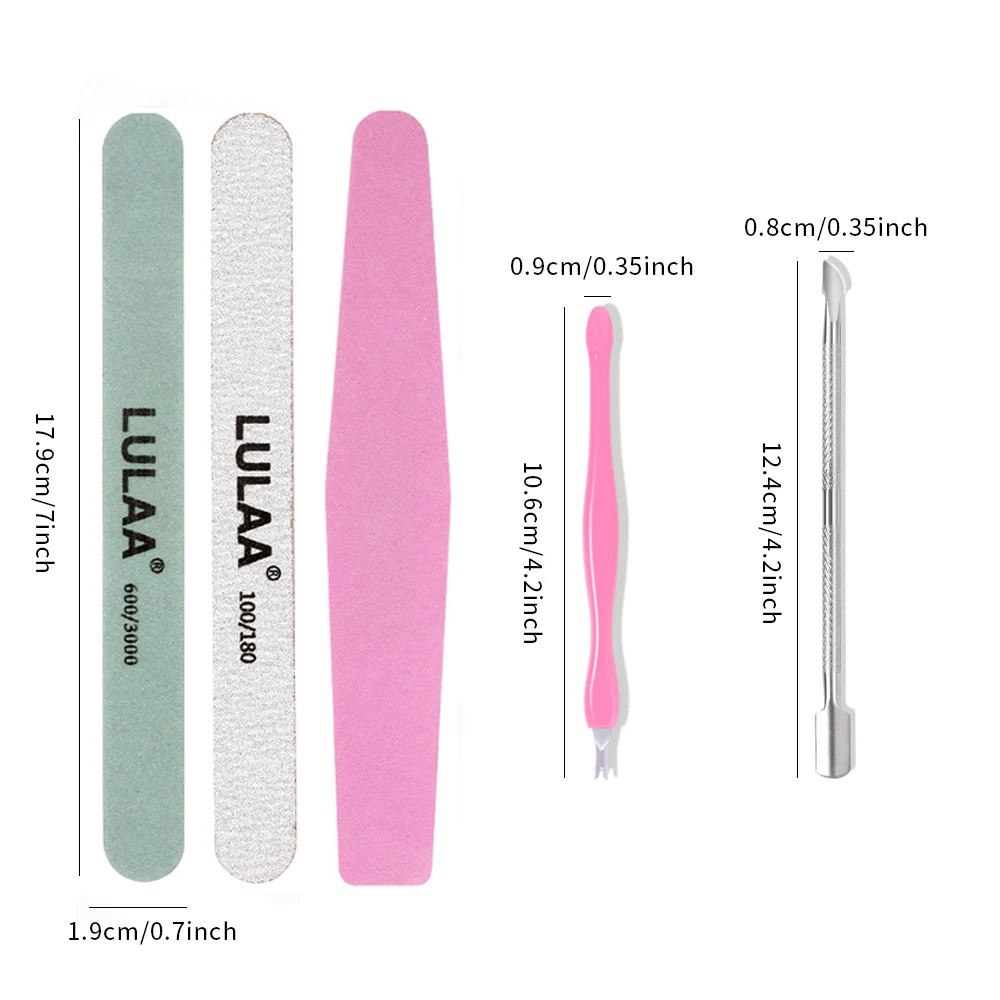Care Manicure Set Manicure Set Professional Nail Clipper Kit Nail Brush Nail Filing Rubbing Strip Personal Nail Care Utensils