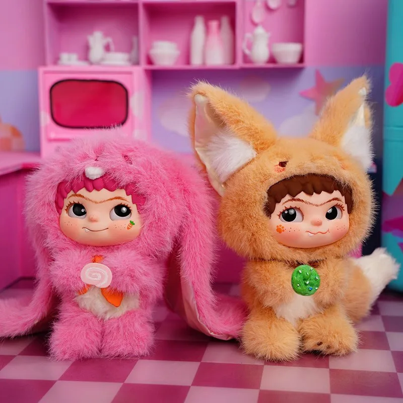 واكوكو الثعلب والأرنب تريكر علاج صندوق أعمى ليندا عمل شخصية واكوكو صندوق غامض الثعلب الأرنب أنيمي المفاتيح دمية حقيبة مفاجأة #6